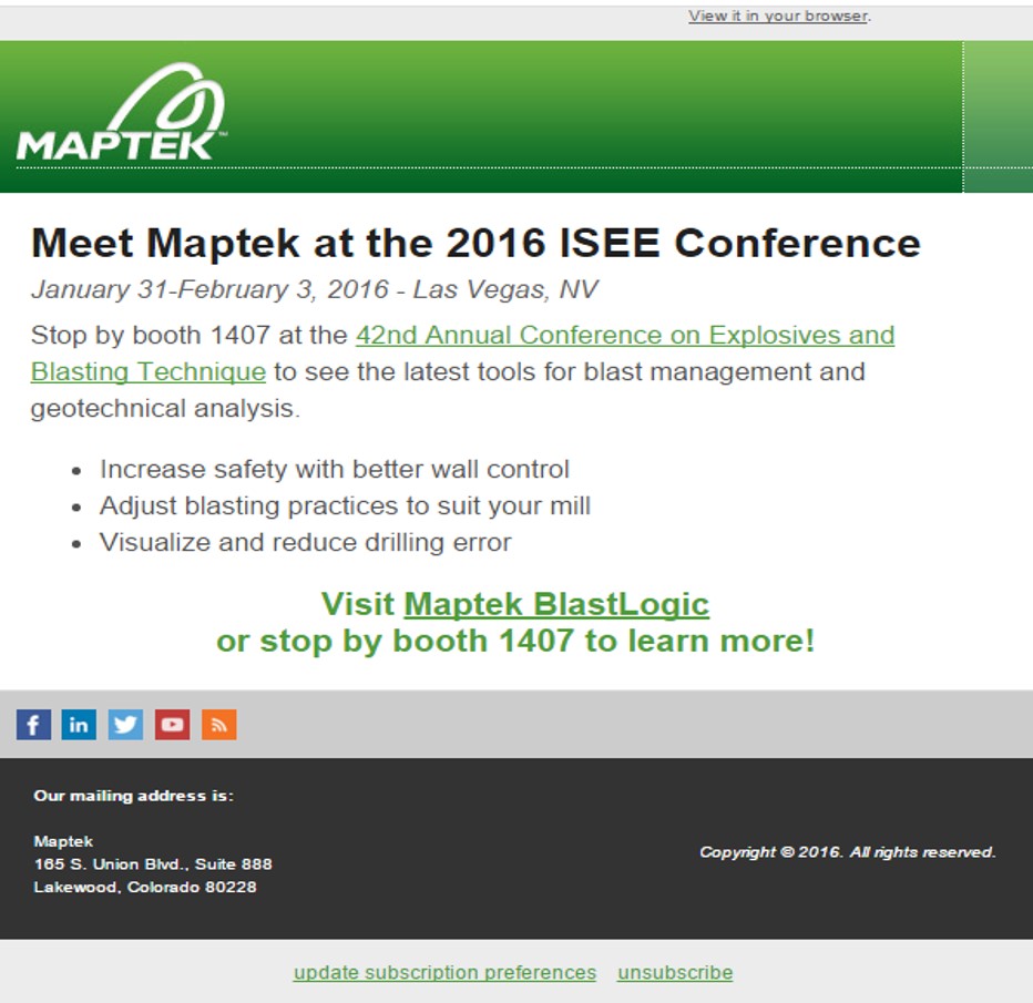 ISEE Conference Email