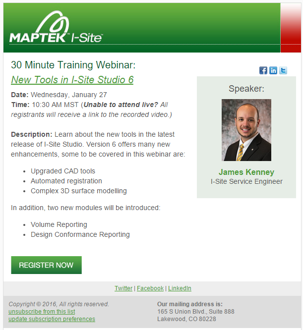 Webinar Email