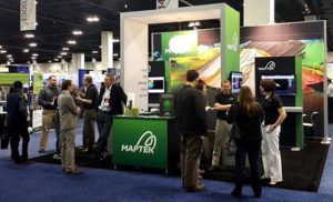 Maptek 20x20 booth